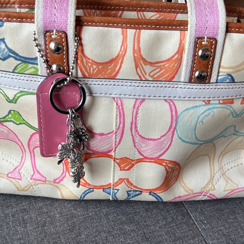 GUC Coach Multicolor Shoulder Bag